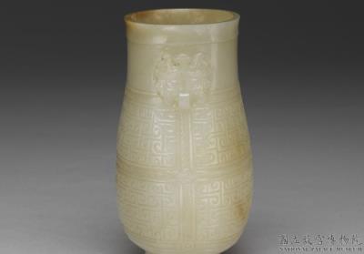 图片[3]-Jade vase with rope pattern, on wood stand with mark of Li Wenfu, 17th century, Ming dynasty-China Archive